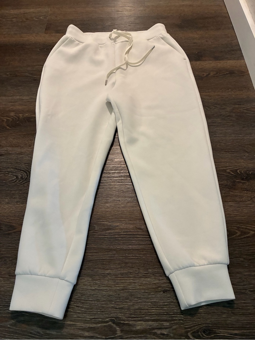 CALIA by Carrie Underwood soft White Cozy Jogger Sweatpants
